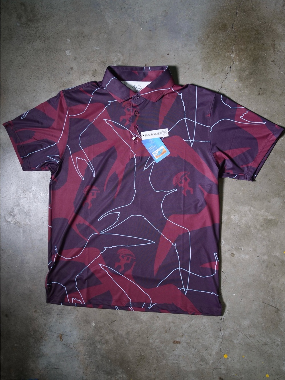 Five Birdies Polo Shirt Brand new with tags